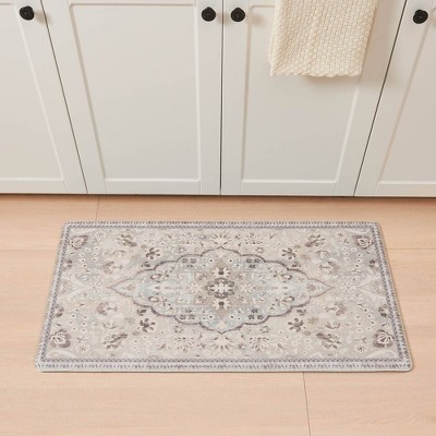 Patina Vie Floral Printed Anti Fatigue Rug