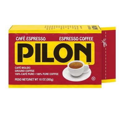 Pilon Arabica Blend Espresso Roast Dark Roast Ground Coffee - 10oz