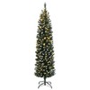 vidaXL Artificial Christmas Tree Green PVC 70.9 in Decorative Inlays - 3 of 4