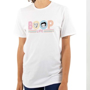 Boop Life Cute Betty Pudgy Adorable Womens Graphic T Shirt Tees Brisco Brands - 1 of 4