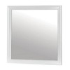 Royal Hampton Dresser Vanity Mirror, 38 Inch Square Frame, White Solid Wood - 3 of 4