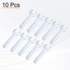 Unique Bargains Galvanized Iron Automotive Repair Furniture Assembly Metric Small Open-End Wrenches 10 Pcs - 3 of 4