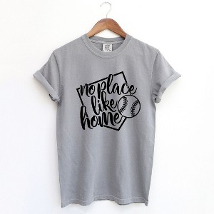 Simply Sage Market Women's No Place Like Home Short Sleeve Garment Dyed Tee - 1 of 4