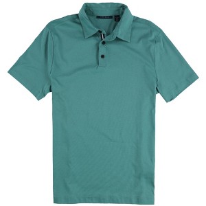 Perry Ellis Mens Interlock Polo Shirt - 1 of 2