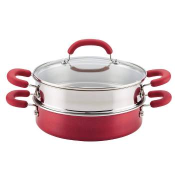 Imusa Tamale/Seafood Steamer with Lid & Insert - Shop Stock Pots & Sauce  Pans at H-E-B