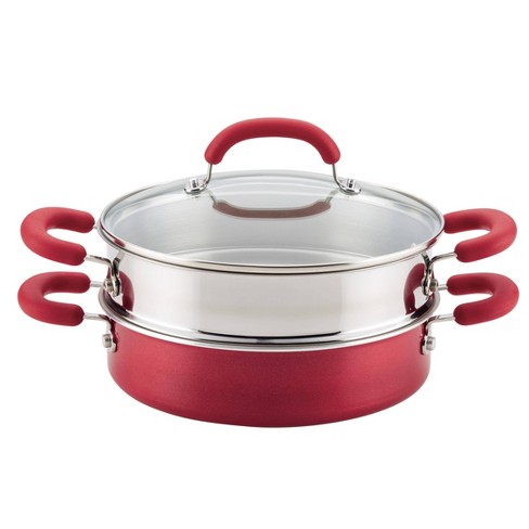 Rachael Ray Create Delicious Enameled Aluminum 8-Piece Stacking