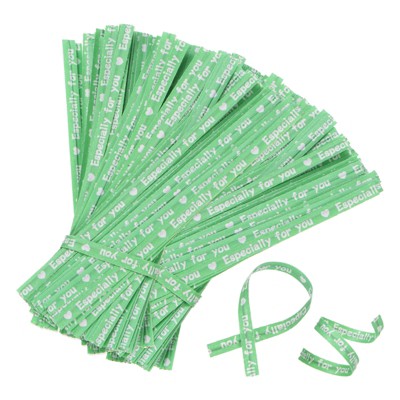 Unique Bargains Kraft Paper Twist Ties Party Gift Cake Candy Wrapping 1400 Pcs