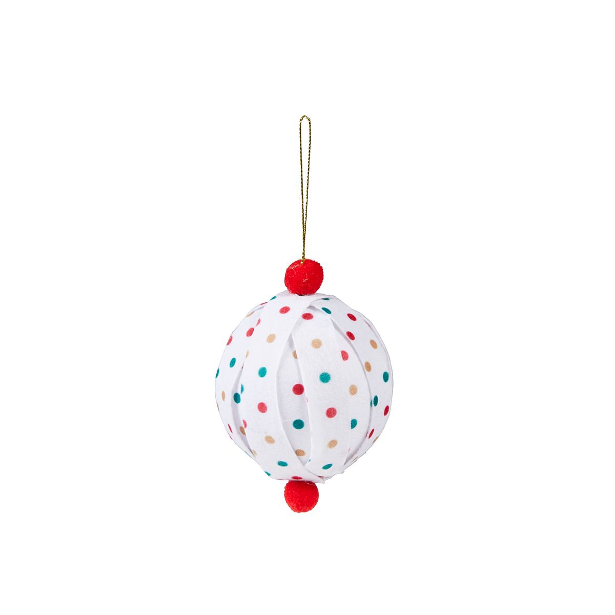 The Lakeside Collection Patterned Paper Ball Ornaments Set of 2 - - thumbnail 6