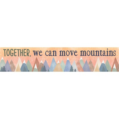 Teacher Created Resources Moving Mountains Together, We Can Move Mountains Banner (Pack of 6)