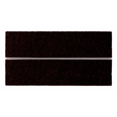 Brown Adhesive Felt Floor Protector Strips, 6-Pack