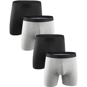 INSPIRE CHIC Men's Classic Stretch Underwear Boxer Briefs Multipacks - 1 of 4