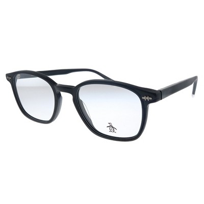 Original Penguin The Jones BK Unisex Square Eyeglasses Black 50mm