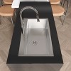 Gulches 32"x19" Stainless Steel Kitchen Sink, Single Bowl Overmount Handmade Brushed Nickel, with US Standard Drain & Hook - 3 of 4