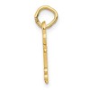 Black Bow Jewelry 14k Yellow Gold, Hannah Collection, Mini Initial S Shamrock Key Charm - 2 of 4