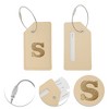 Unique Bargains Luggage Tag Khaki 1 Pc - 3 of 4