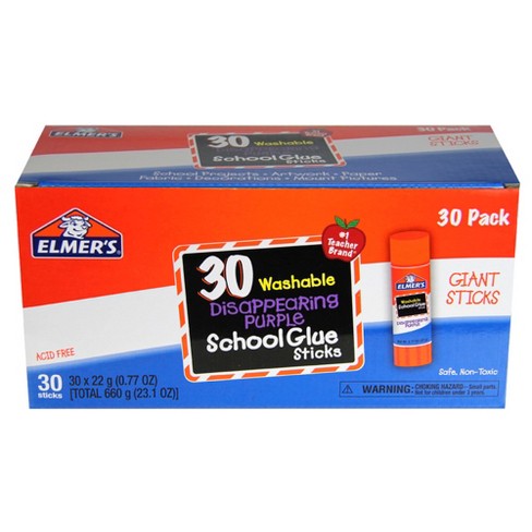 Elmer's Scented Glue Sticks Variety Pack, Includes Disappearing Purple, 12  Count - Walmart.com