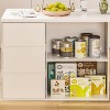 Famapy White Kitchen Island With Storage Wood Kitchen Prep Table Stationery Storage Cabinet - 4 of 4
