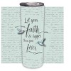 Elanze Designs Faith Bigger Than Fear Mint Birds 20 ounce Stainless Steel Travel Tumbler - 2 of 4