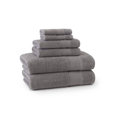 Set of 6 Marabella Towel Aluminum - Cassadecor