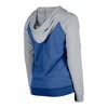 MLB New York Mets Women's Lightweight Bi-Blend Hooded Sweatshirt - image 4 of 4