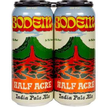 Half Acre Bodem IPA Beer - 4pk/16 fl oz Cans