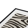 Megan Galante Painted Zebra Metal Framed Art Print - Deny Designs - 3 of 4