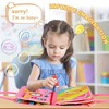 MOVSSOU Busy Board 8 in 1 Busy Book Montessori Toys for Toddler Sensory Toys Developing Sensory Board Travel Toys - 4 of 4