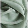 HLC.ME Semi Sheer Voile Light Filtering Transparent Window Curtain Grommet Panels - Set of 2 - 4 of 4