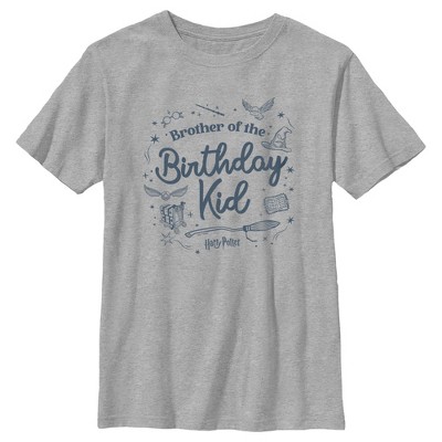 Harry Potter Kid Boy Letter Print Short-sleeve Cototn Tee