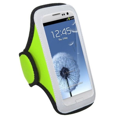 MYBAT Vertical Pouch Universal Light Green Sport Armband (255) compatible with ZTE N9500/N9120