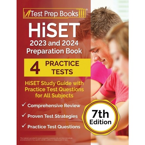 HiSET 2023 and 2024 Preparation Book - by  Joshua Rueda (Paperback) - image 1 of 1