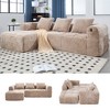 MOONMISS 98.42-inch modular sectional sofa, modern modular L-shaped sofa with chaise longue - 2 of 4