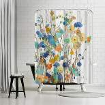Americanflat 71" x 74" Shower Curtain, Spring Garden I by PI Creative Art