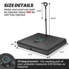 300 LBS Heavy Duty Water Sand Fillable Patio Cantilever Offset Umbrella Base Stand with Wheels and Drag Rod - 2 of 4