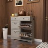 Bella Depot Freestanding Shoe Cabinet Organizer with Drawers and Adjustable Shelf - 4 of 4