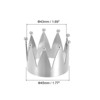 Unique Bargains Dining Table Decorations Alloy Decorative Crown Shape Napkin Rings Holder Buckle 6 Pcs - 2 of 4