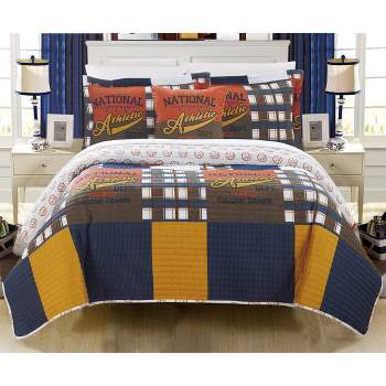 3pc Full Cousy Reversible Kids' Quilt Set - Chic Home Design
