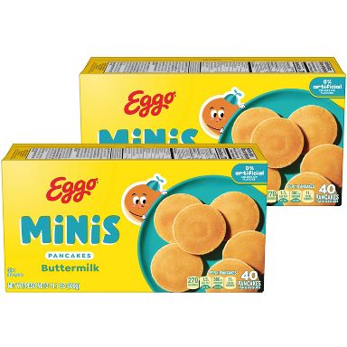 Eggo 2pk/14.1oz Minis Frozen Pancake Bites Buttermilk