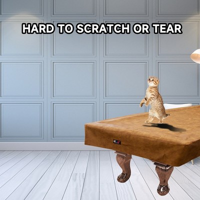 Russet Heavy Duty Leatherette 8ft Pool Table Cover