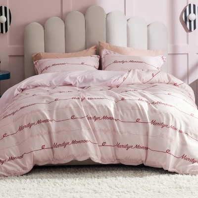 Bedsure | 2-3 Pcs Marilyn Monroe Reversible Patterned Duvet Cover Set