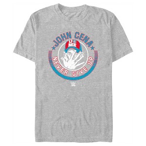 Men's WWE John Cena Never Give Up Logo T-Shirt - 1 of 4