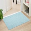Washable Area Rugs, Modern Plaid Printed Indoor Floor Carpet with Non-Slip Backing, Contemporary Accent Carpet, Stain-Resistant Soft Low Pile Rugs - 3 of 4