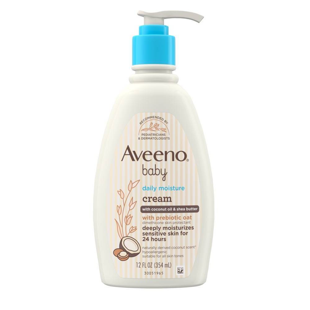 Aveeno Baby Daily Moisture Body Lotion - Coconut Oil and Shea Butter - 12oz