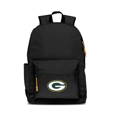Nfl Green Bay Packers Campus Laptop Backpack - Black : Target