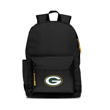 NFL Green Bay Packers Campus Laptop Backpack - Black