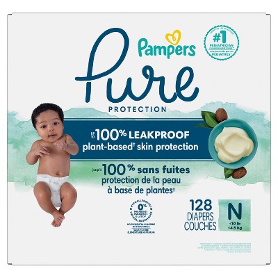 Pampers Pure Protection Diapers - (Select Size and Count)