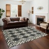Leopard Print Large Area Rug Soft Low Pile Checkered Hallway Runners Indoor Living Room Carpet Rugs - 2 of 4