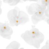 Unique Bargains Silk Plastic Durable Handcrafted Artificial Orchid Flower Heads 20 Pcs - 2 of 4