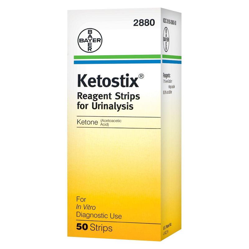 Ketostix Reagent Strips for Urinalysis - 50ct, 1 of 2