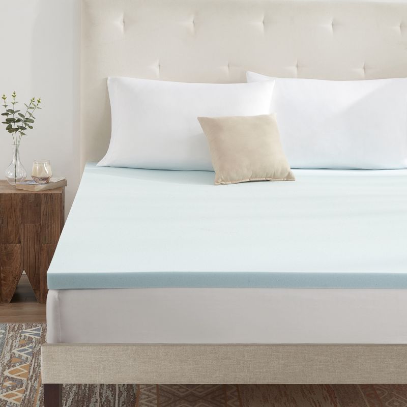 3" Gel Memory Foam Mattress Topper by Sweet Home Collection™, 1 of 7